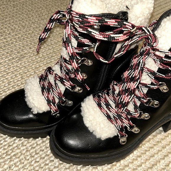 Combat Ankle Boots Sz 7 - Picture 3 of 7